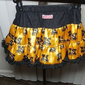 Missouri Tigers Kids Skirt in Black and Gold by